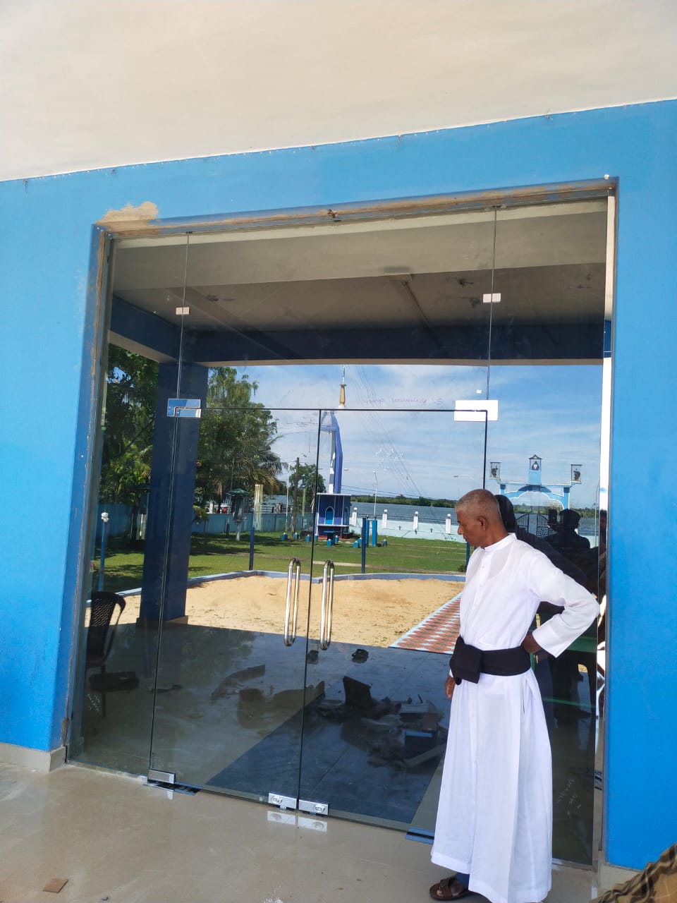 Church Glass Fitting
